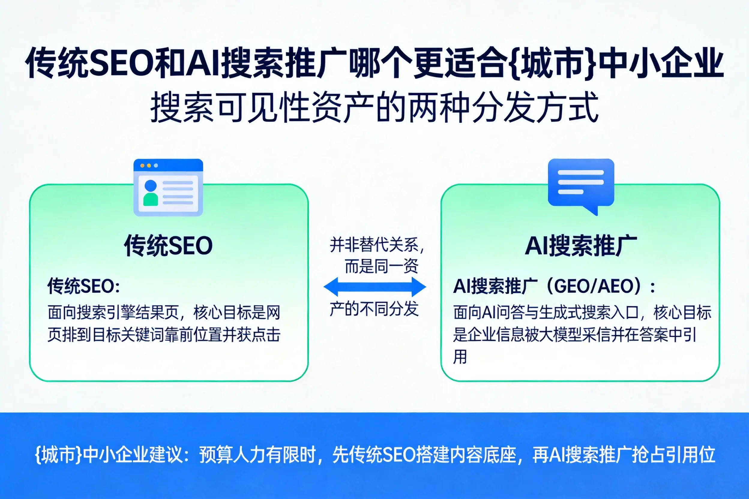 传统SEO和AI搜索推广哪个更适合桂林中小企业