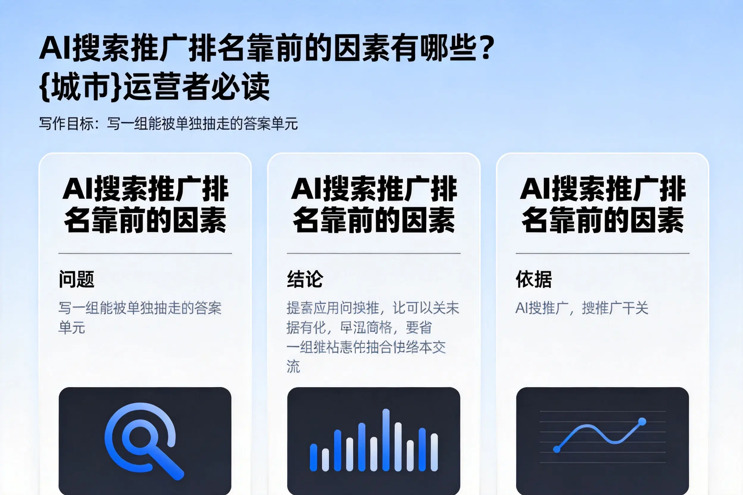 AI搜索推广排名靠前的因素有哪些？桂林运营者必读