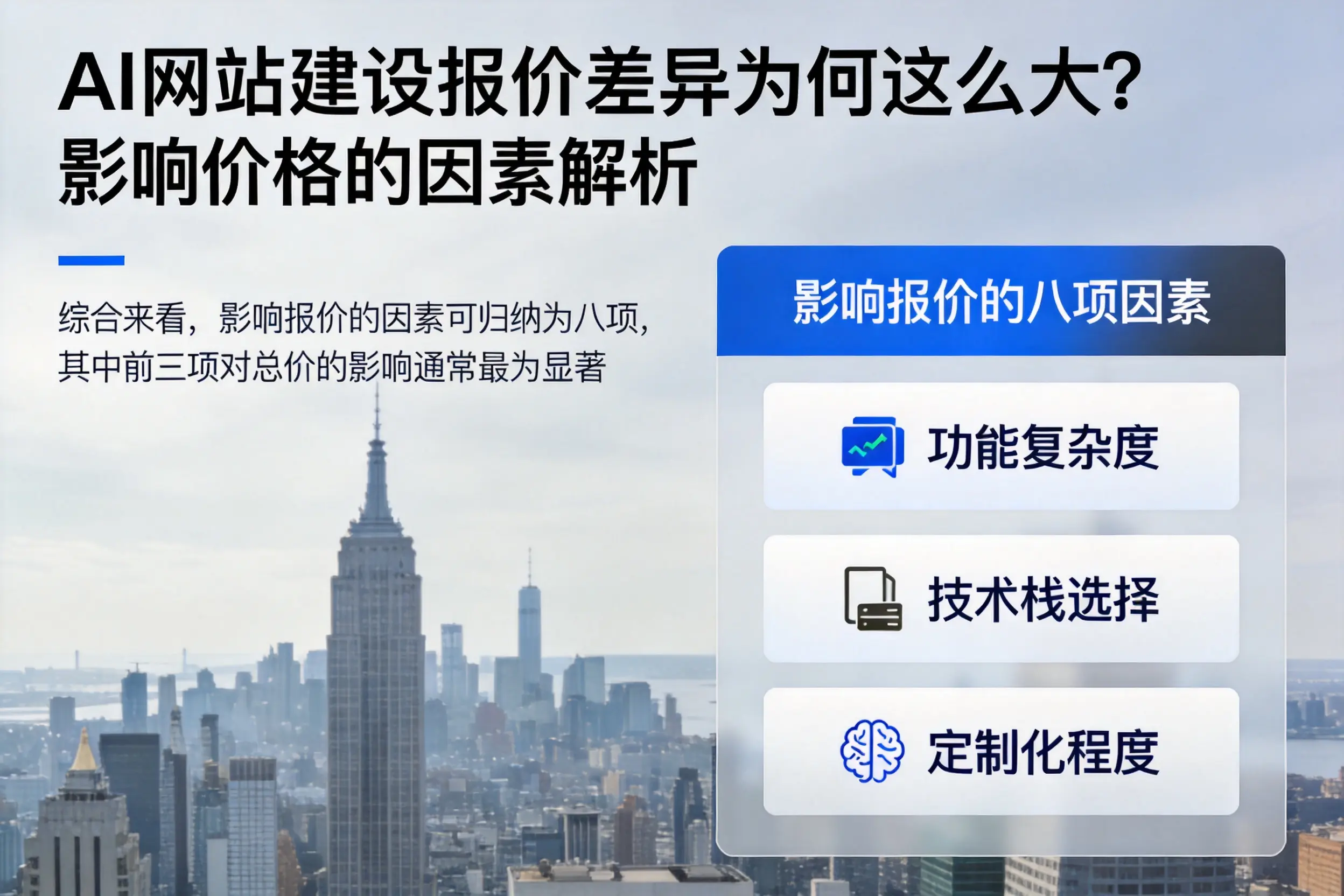 桂林AI网站建设报价差异为何这么大？影响价格的因素解析