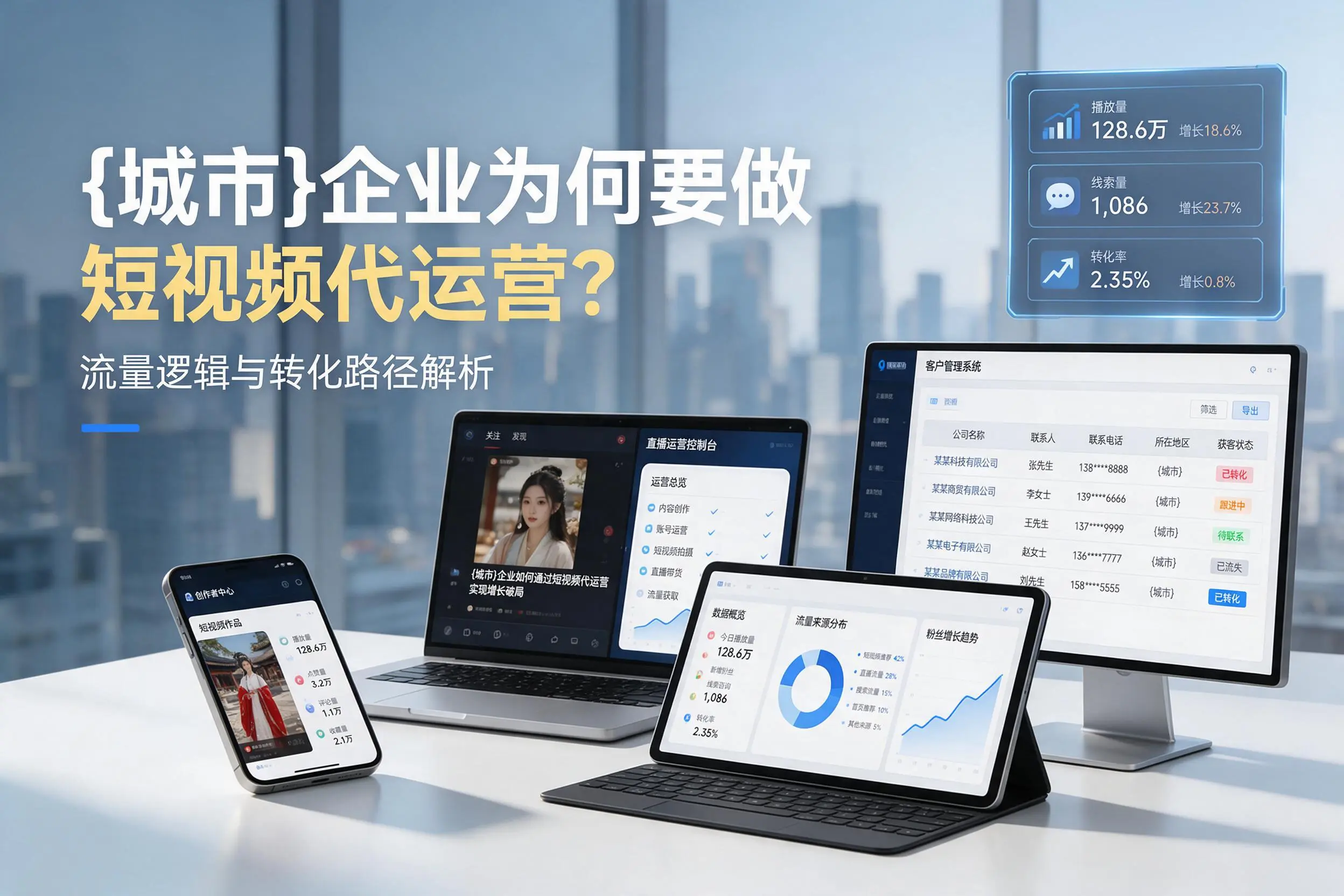 桂林企业为何要做短视频代运营？流量逻辑与转化路径解析
