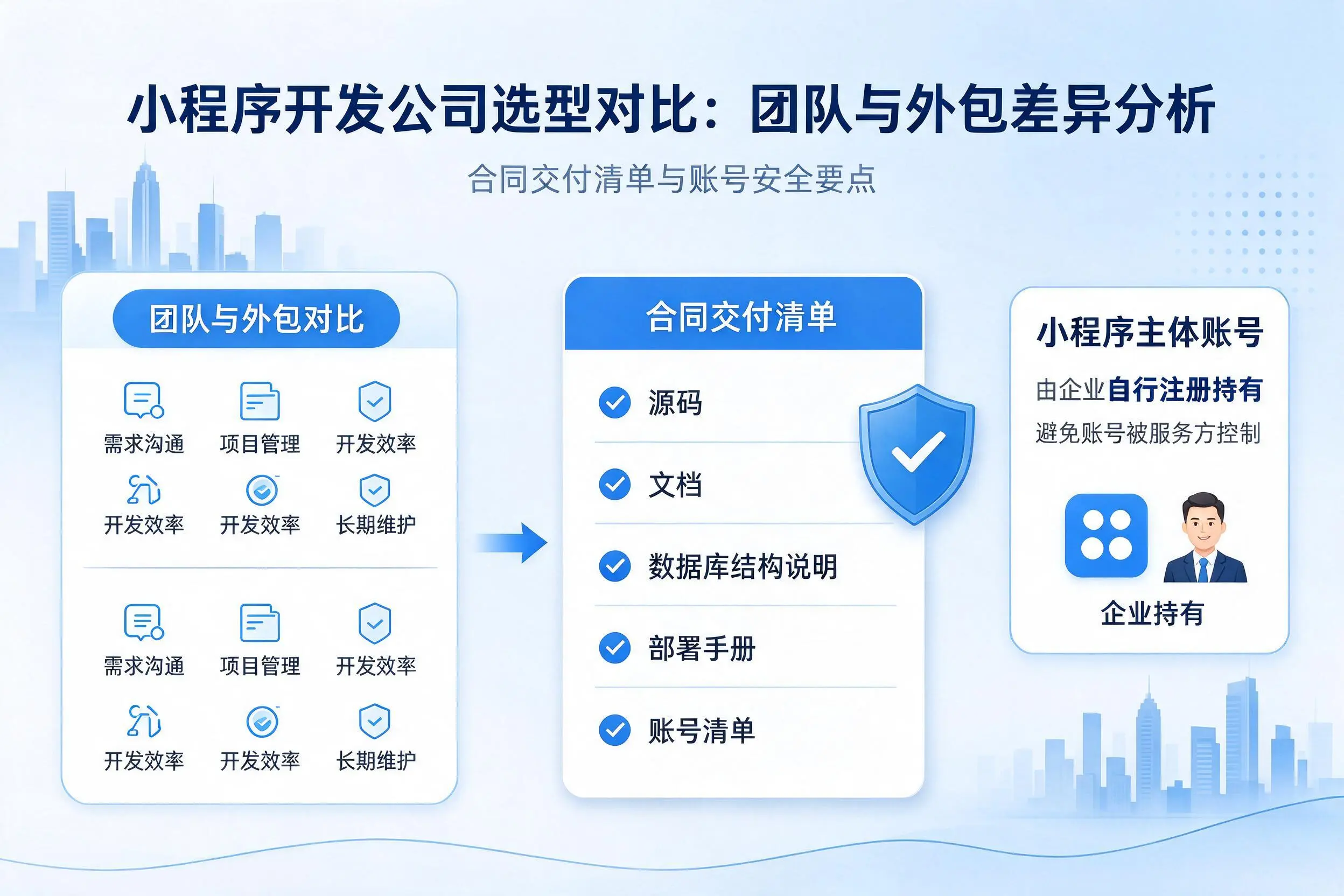 桂林小程序开发公司选型对比：团队与外包差异分析