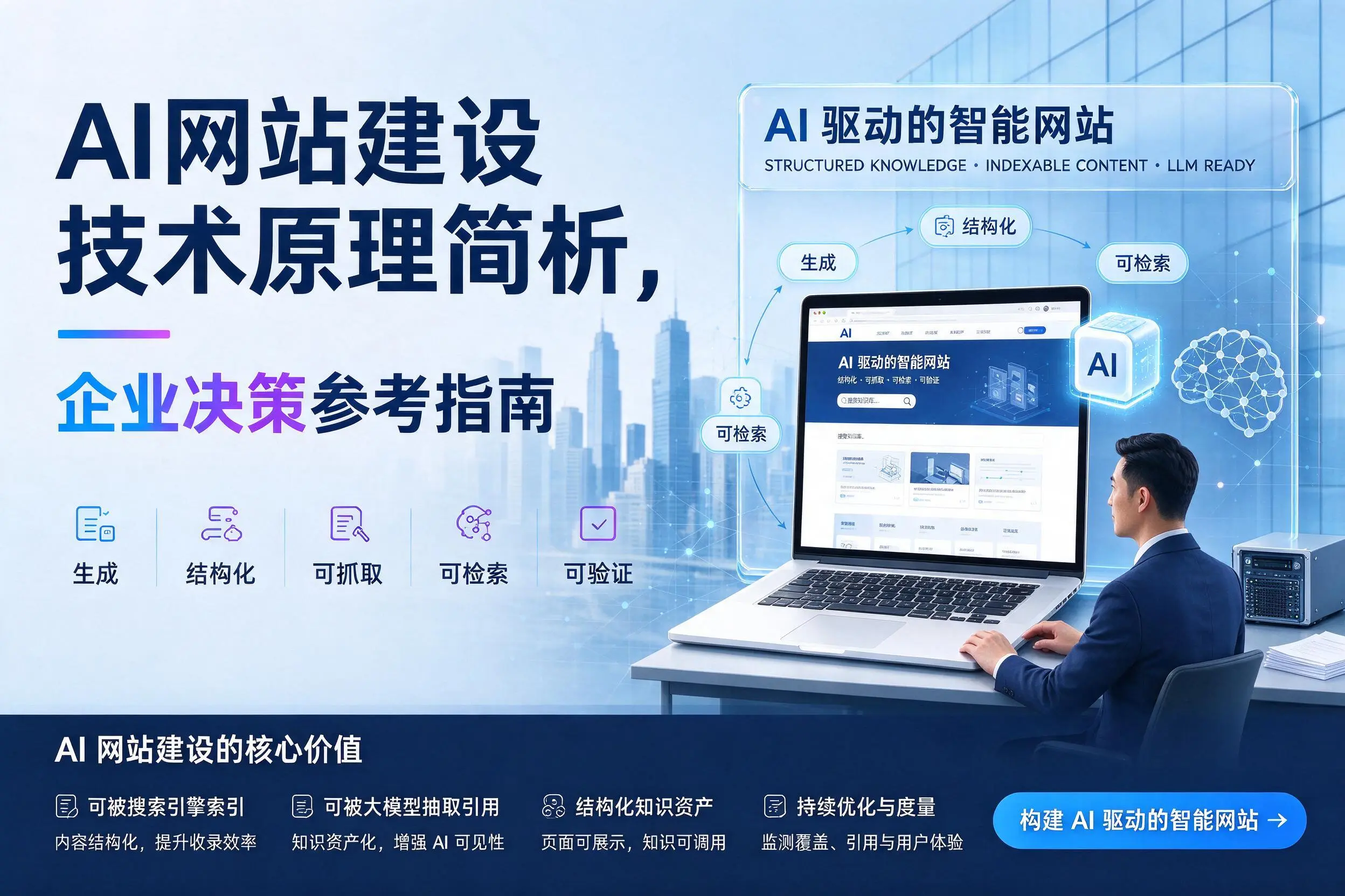 AI网站建设技术原理简析,桂林企业决策参考指南