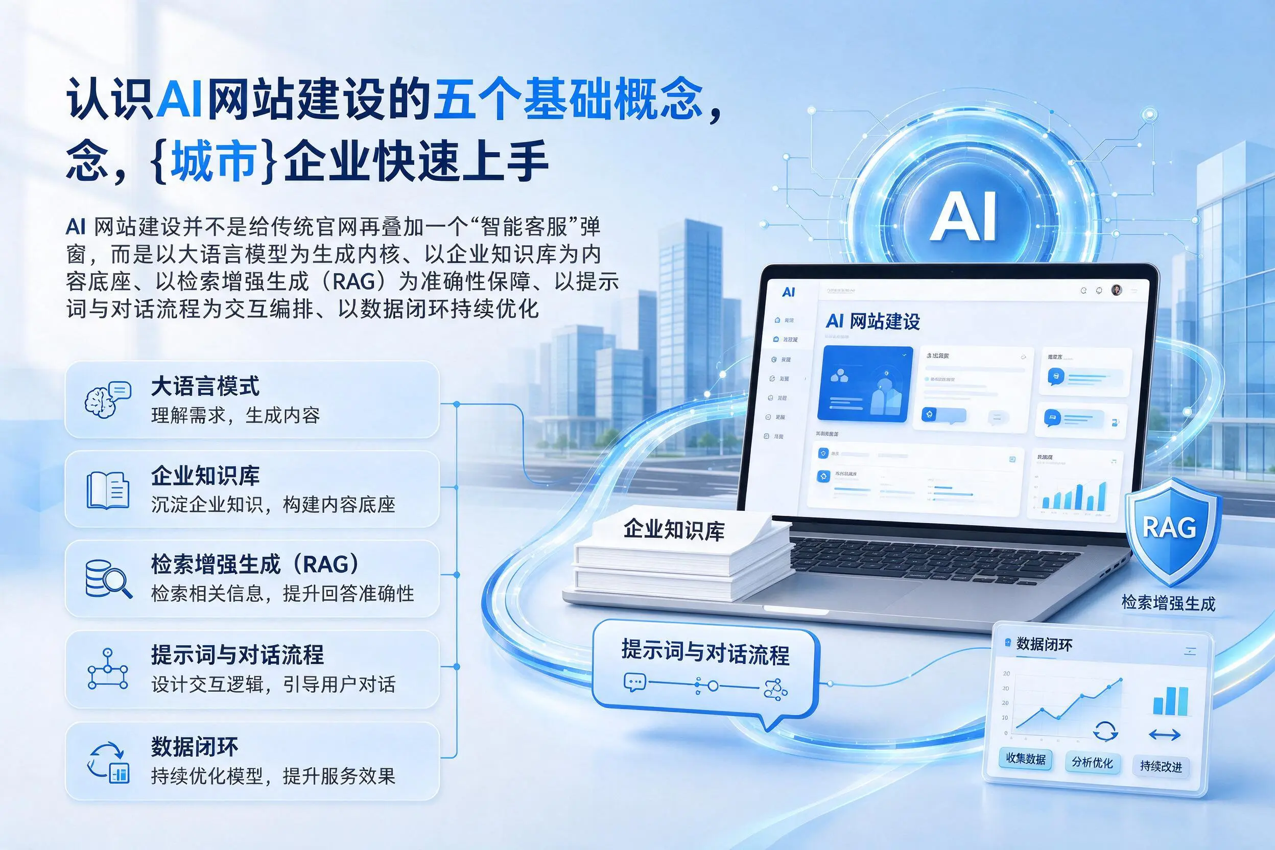 认识AI网站建设的五个基础概念，桂林企业快速上手