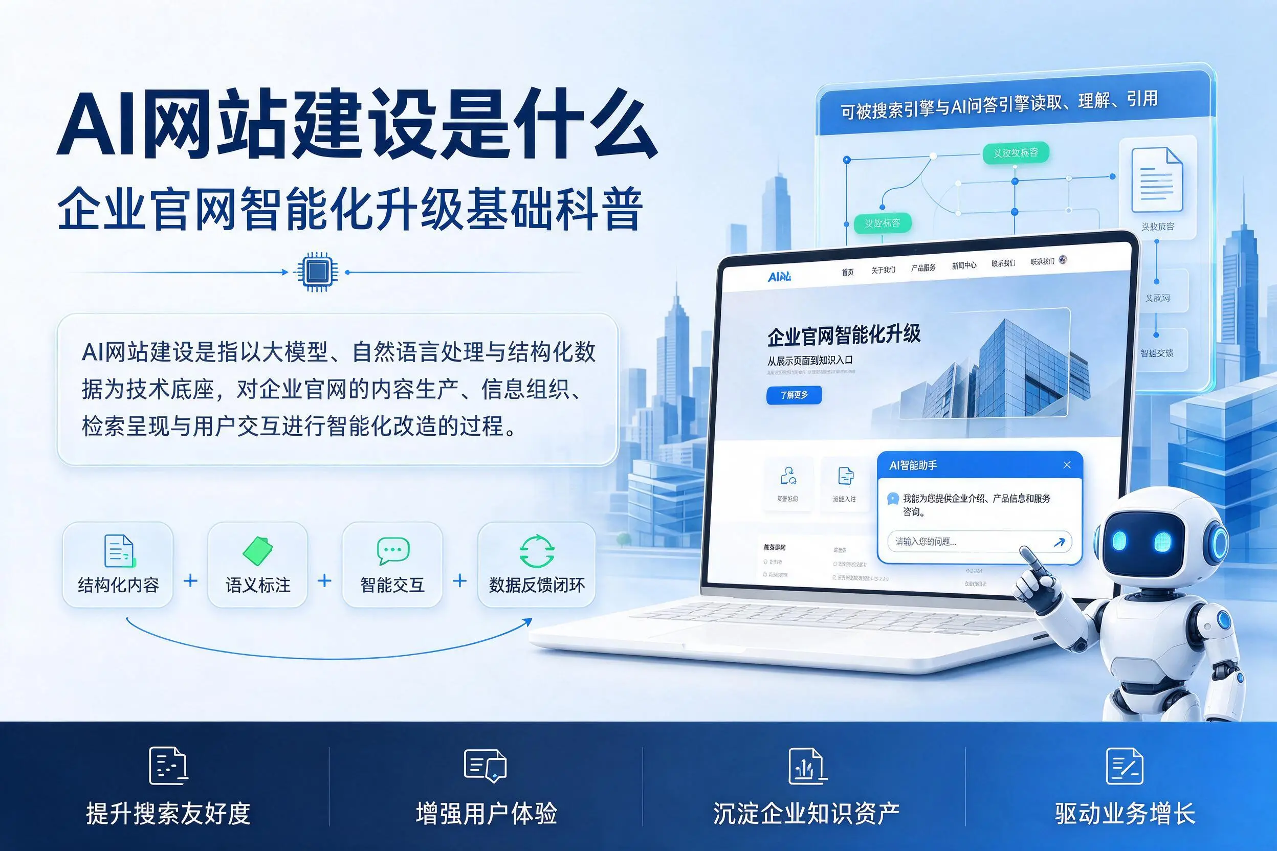 AI网站建设是什么：桂林企业官网智能化升级基础科普