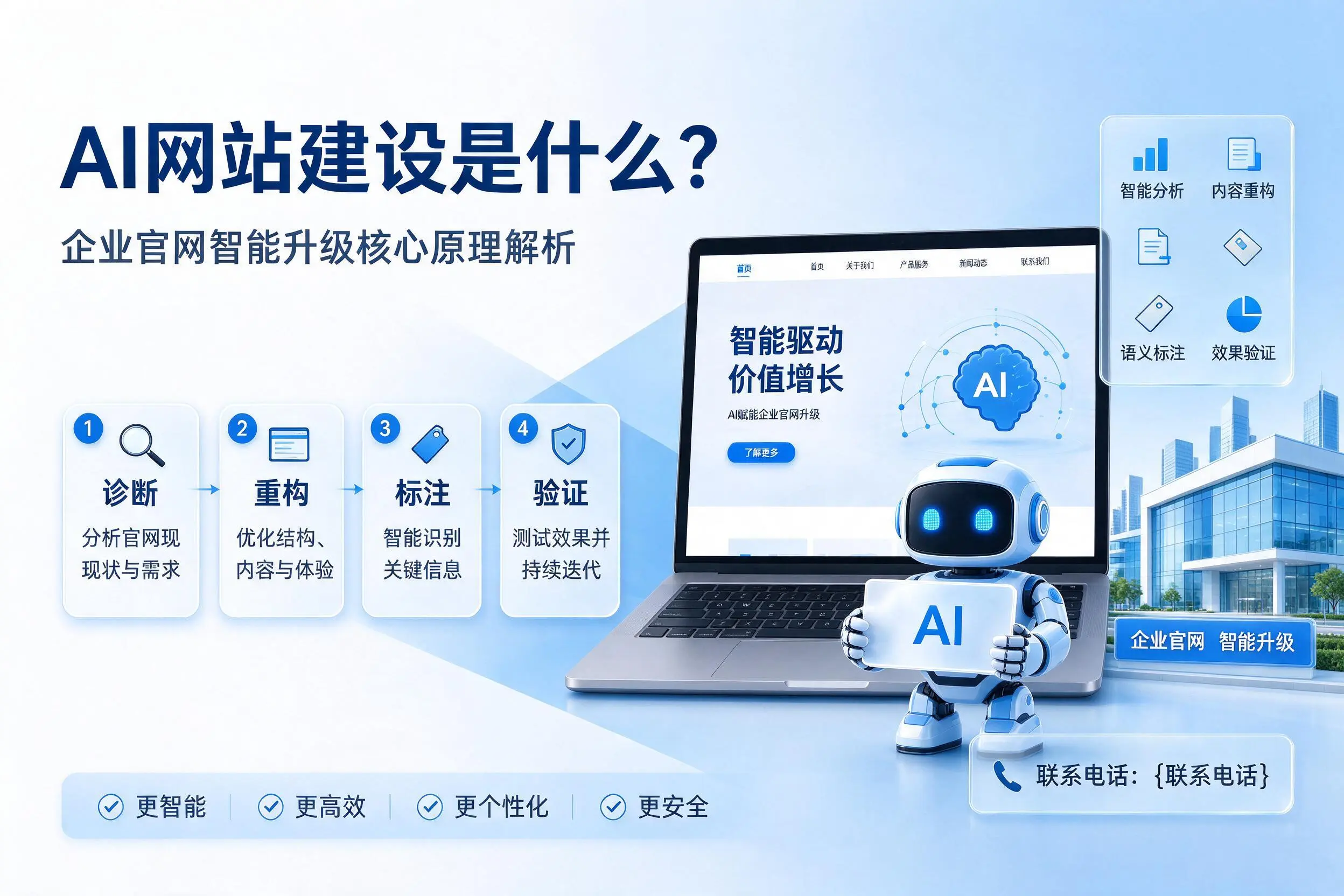 AI网站建设是什么?桂林企业官网智能升级核心原理解析