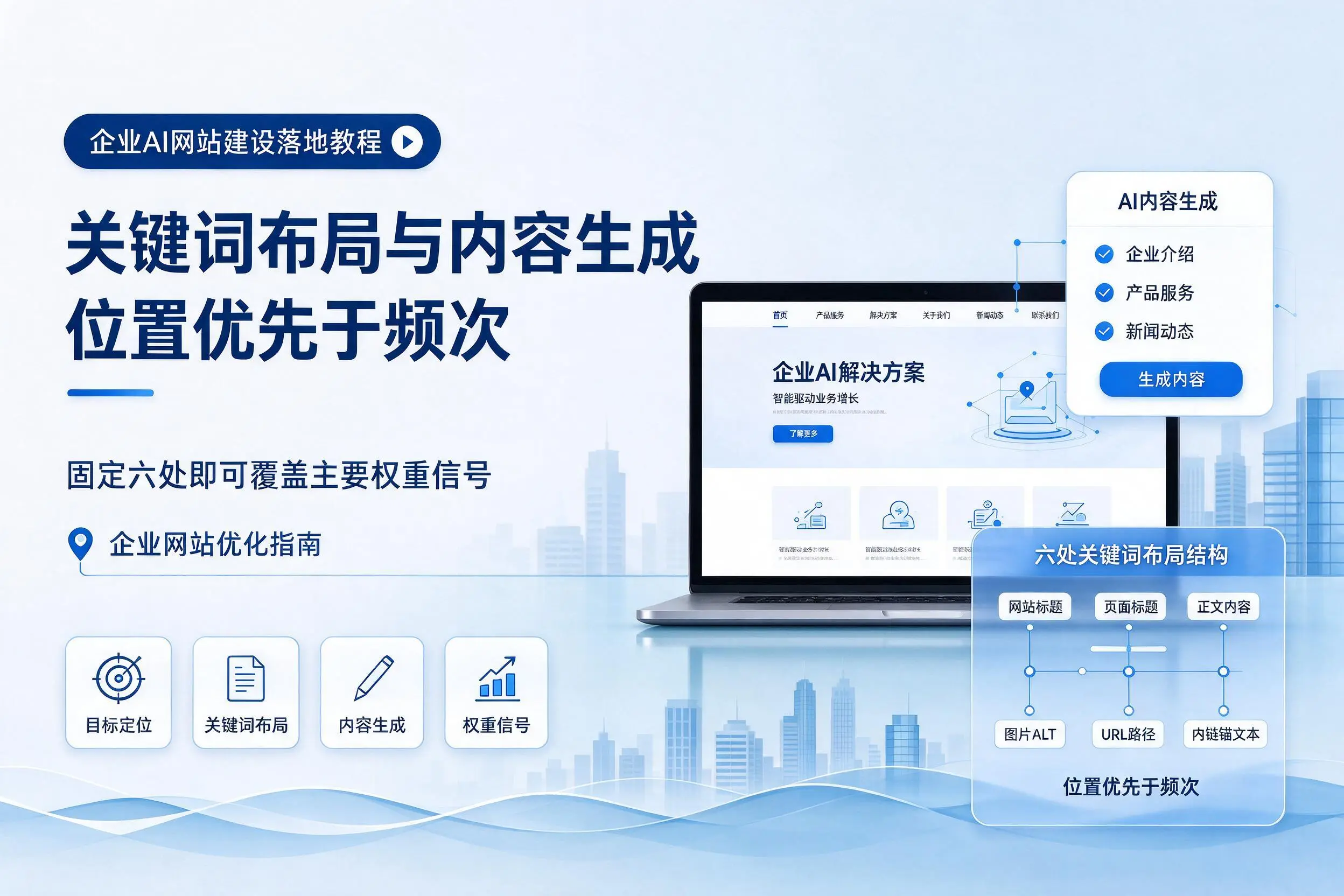 桂林企业AI网站建设落地教程：关键词布局与内容生成