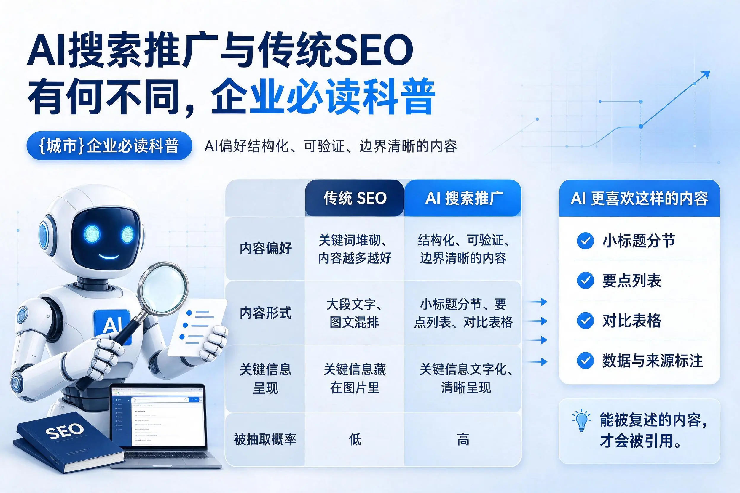 AI搜索推广与传统SEO有何不同，桂林企业必读科普